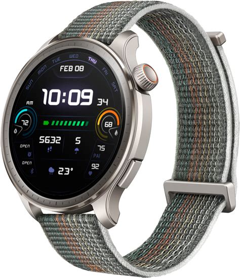 Best Buy Amazfit Balance Smartwatch 38mm Aluminum Alloy Sunset Grey