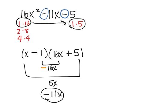 Showme Factoring A Quadratic With Leading Coefficient Greater Than 1