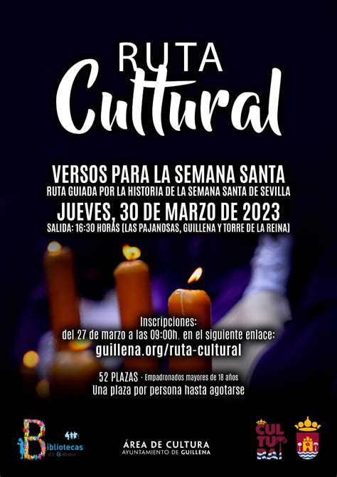 El 30 De Marzo Ruta Cultural ‘versos Para La Semana Santa