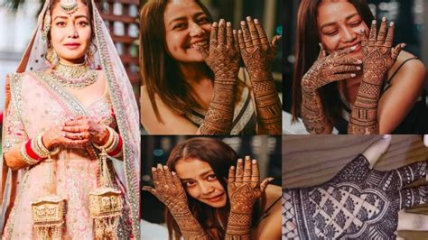 Neha Kakkar Wedding Mehndi Design Complete Tutorial Neha Kakkar