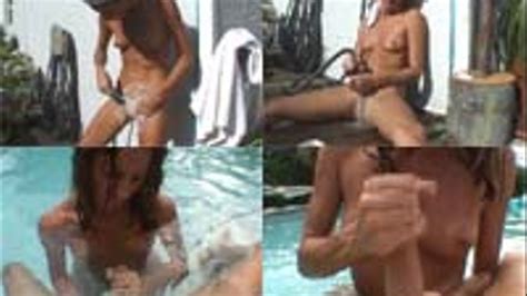 Poolside Handjob Full Version Pornforthepeople Clips