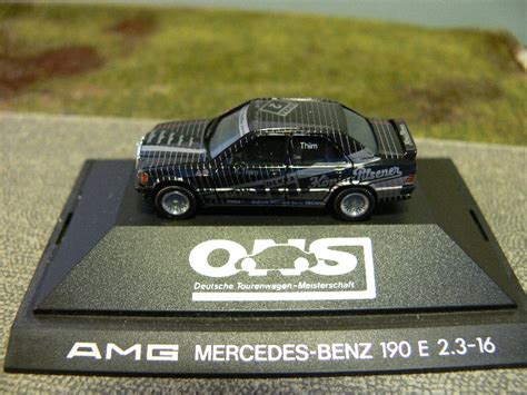 Modellspielwaren Reinhardt 1 87 Herpa MB 190 E 2 3 16 AMG DTM Thiim