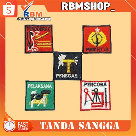 Jual Tanda Sangga Pramuka Shopee Indonesia