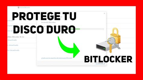 C Mo Cifrar Un Disco Duro Con Bitlocker En Windows Youtube