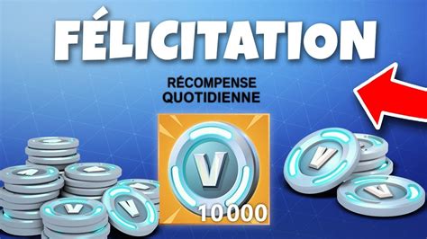 COMMENT AVOIR GRATUITEMENT Des V BUCKS FORTNITE Battle Royale YouTube