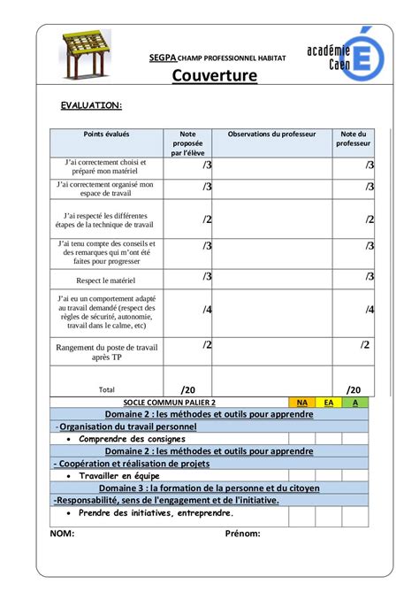 Fiche évaluation Formation Word