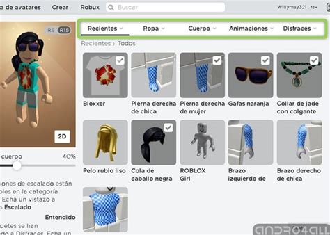 Cómo Crear Un Avatar En Roblox Y Modificar Su Aspecto