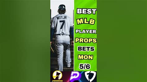 Best Mlb Player Prop Bets Today 5 6 Mlb Bets Prizepicks Youtube