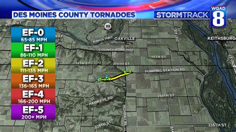 Two Confirmed Tornadoes Touch Down In Des Moines County Saturday