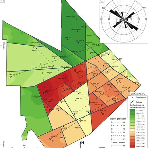 Mapas Da Regi O Carbon Fera De Santa Catarina A Mapa Geol Gico Da