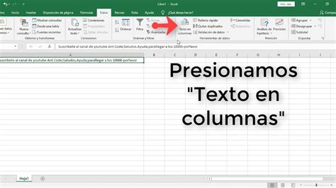 Como Separar Textos De Una Celda En Varias Columnas Separar Nombres