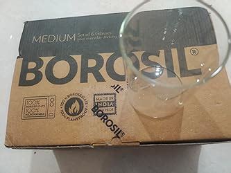 Buy Borosil Vision Glass Set 295 Ml Set Of 6 Transparent Online At