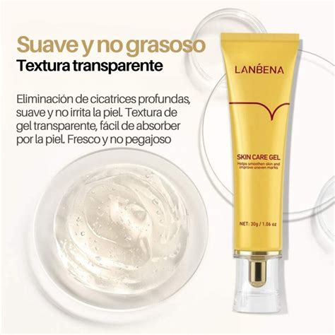 Gel Removedor Lanbena Cicatriz Acné Manchas Estrías 30g Antimanchas