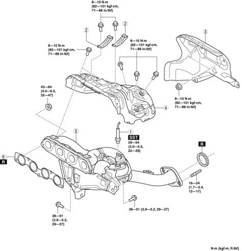 Mazda Cx Service Repair Manual Exhaust System Removal