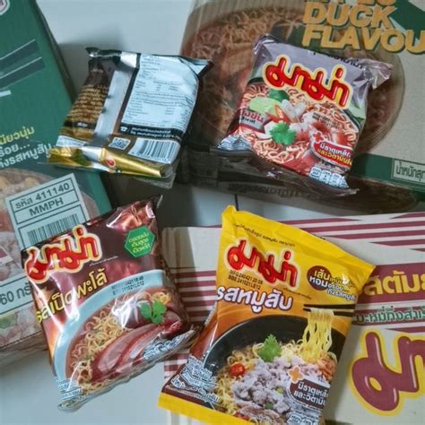 1箱30包 泰国鸭面 泰国妈妈面 猪肉碎面 泰国冬阴面 1 Box 30pack Thailand Mama Mee Thailand