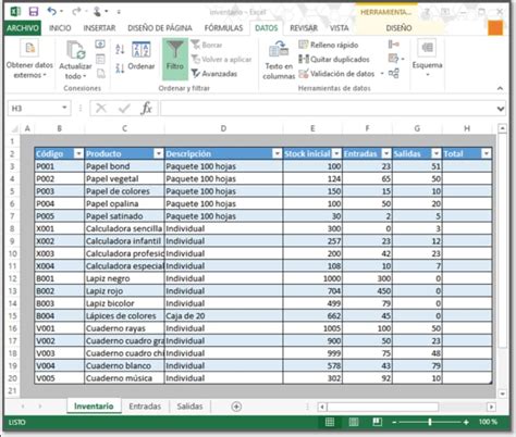 Cómo hacer un inventario en Excel paso a paso plantilla y ejemplos