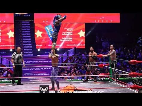 Cmll Rocky Romero Tjp Y Kevin Knight Vs Samuray Del Sol Lince Dorado