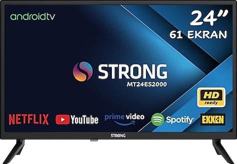 Strong Mt Es Hd Ekran Uydu Al C L Android Smart Led Tv