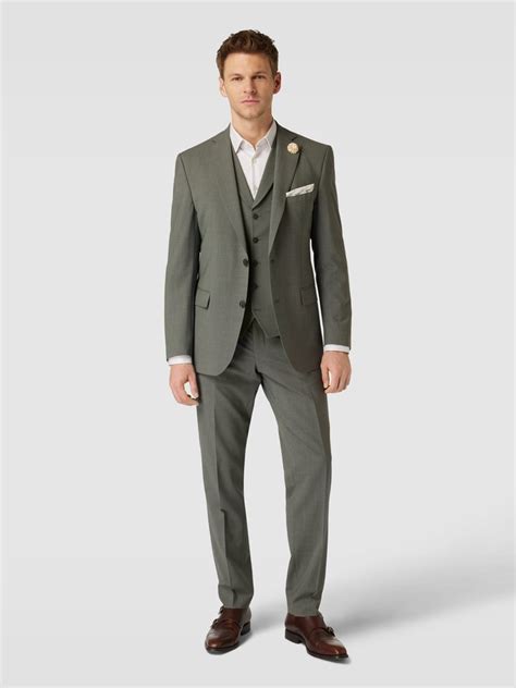 Carl Gross Slim Fit Anzugweste Mit Lanawoll Anteil Modell Warren