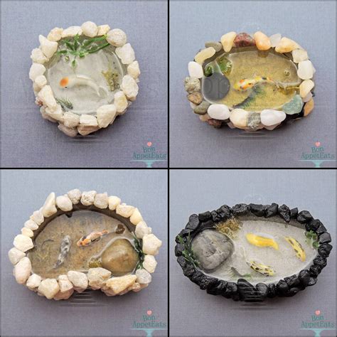 miniature stone koi ponds  peppertreeart  deviantart