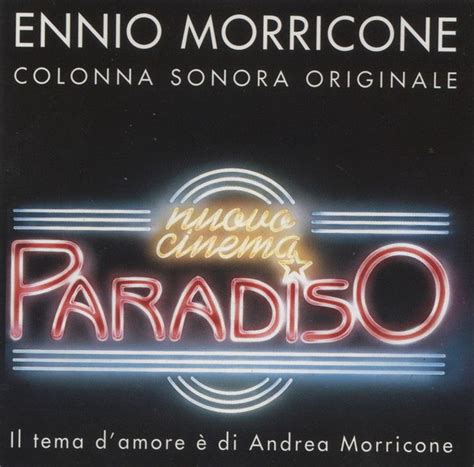 Ennio Morricone - Nuovo Cinema Paradiso (CD, Album) | Discogs