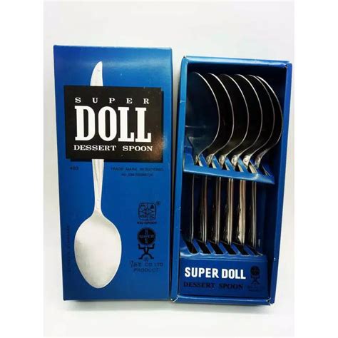 Jual Sendok Garpu Makan Super Doll Stainless Steel Dus Isi Pcs