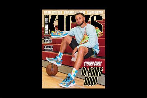 Stephen Curry Covers KICKS 25 And Talks The Curry 10 SLAM