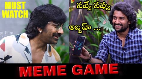 Meme Game Ft Ravi Teja And Nani Tfpc Youtube