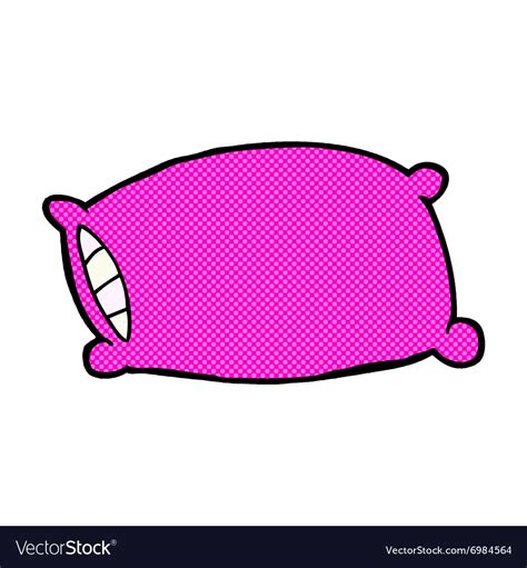 Pink Pillow Cartoon