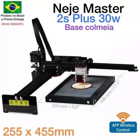 Neje Master S Plus W Colmeia Gravura E Corte A Laser