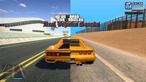 Real Vehicles Sounds Comparison Gta San Andreas Youtube