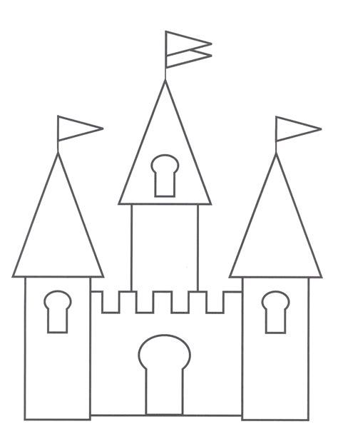 Free Printable Castle Coloring Pages For Kids