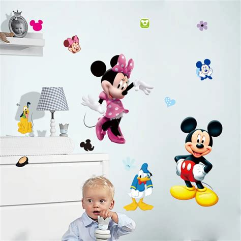 Cartoon Wall Stickers Home Decor For Children Room Mural Wall Sticker