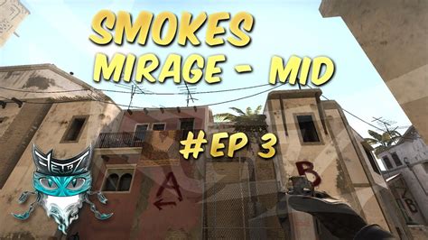 CS GO How To Smoke MIRAGE MID Tutorial YouTube