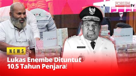 Lukas Enembe Dituntut Tahun Penjara Dan Bayar Uang Pengganti Rp