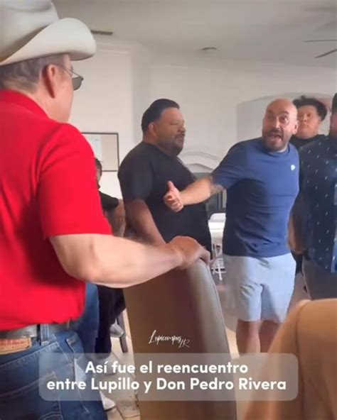 Así fue el reencuentro de Lupillo Rivera y su padre Don Pedro Después