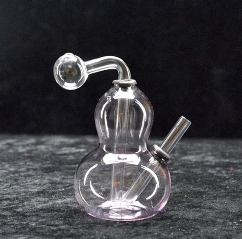 5 Glass Bottle Oil Burner Bubbler Pipe W Design Oil Wax