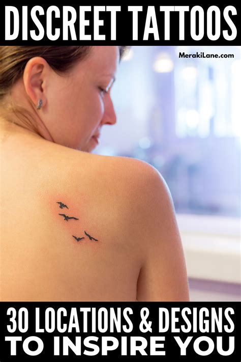 Discreet Tattoo Locations And Designs Tattoo Placement Is Almost