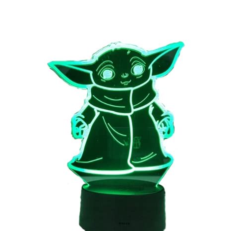 Lampka Nocna Led D Baby Yoda The Mandalorian Por Wnaj Ceny Allegro Pl