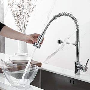 Cobbe Kitchen Sink Mixer Tap Spring Kitchen Faucet With Pull Down