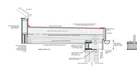 Warm Flat Roof Eaves Detail Drawing - 12.300 About Roof