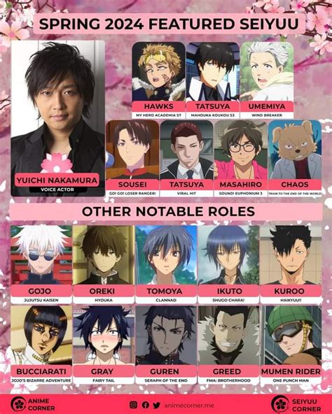 🌺 Daily Spring 2024 Featured Seiyuu: Yuichi Nakamura : r/BokuNoHeroAcademia