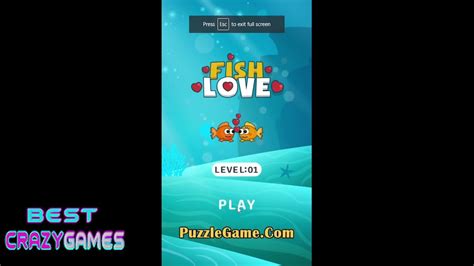 fish love game| Walkthrough bestcrazygames - YouTube