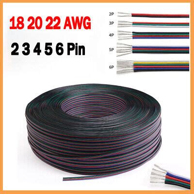 Kabel Awg Adrig Cct Rgb Rgbw Rgbcw Adern F R