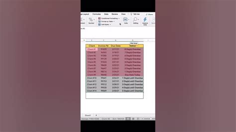 Dont Miss Deadlines Ever Part 2 Conditional Formatting In Excel Deadline Tracker Shorts