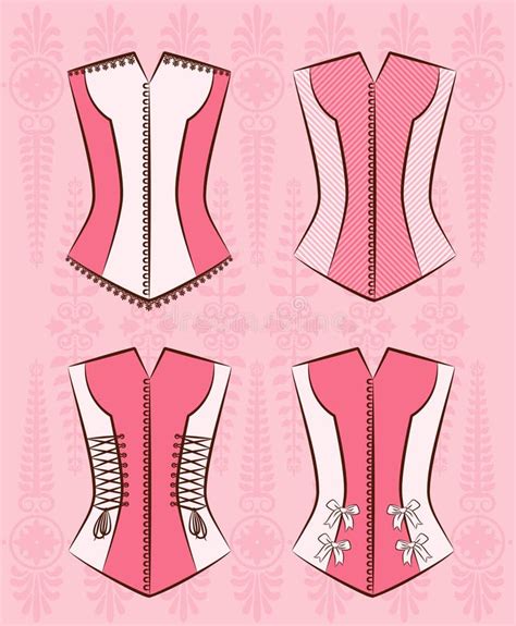 Vintage Corset Stock Vector Illustration Of Corset Draw