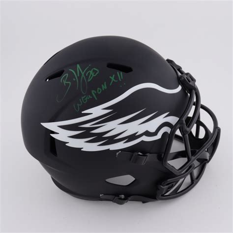 Brian Dawkins Signed Eagles Full Size Eclipse Alternate Speed Helmet