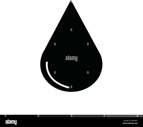 Water Drop Icon Illustration Design Stock Vector Image Art Alamy