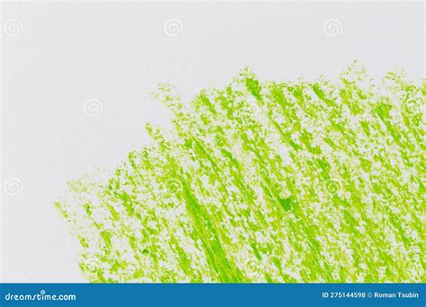 Green Color Crayon Hand Drawing Texture Stock Photo - Image of ...