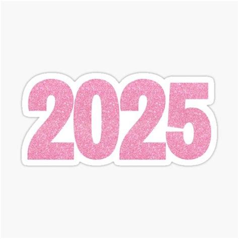 "2025 Year Aesthetic" Sticker for Sale by sarati | Vision board themes ...